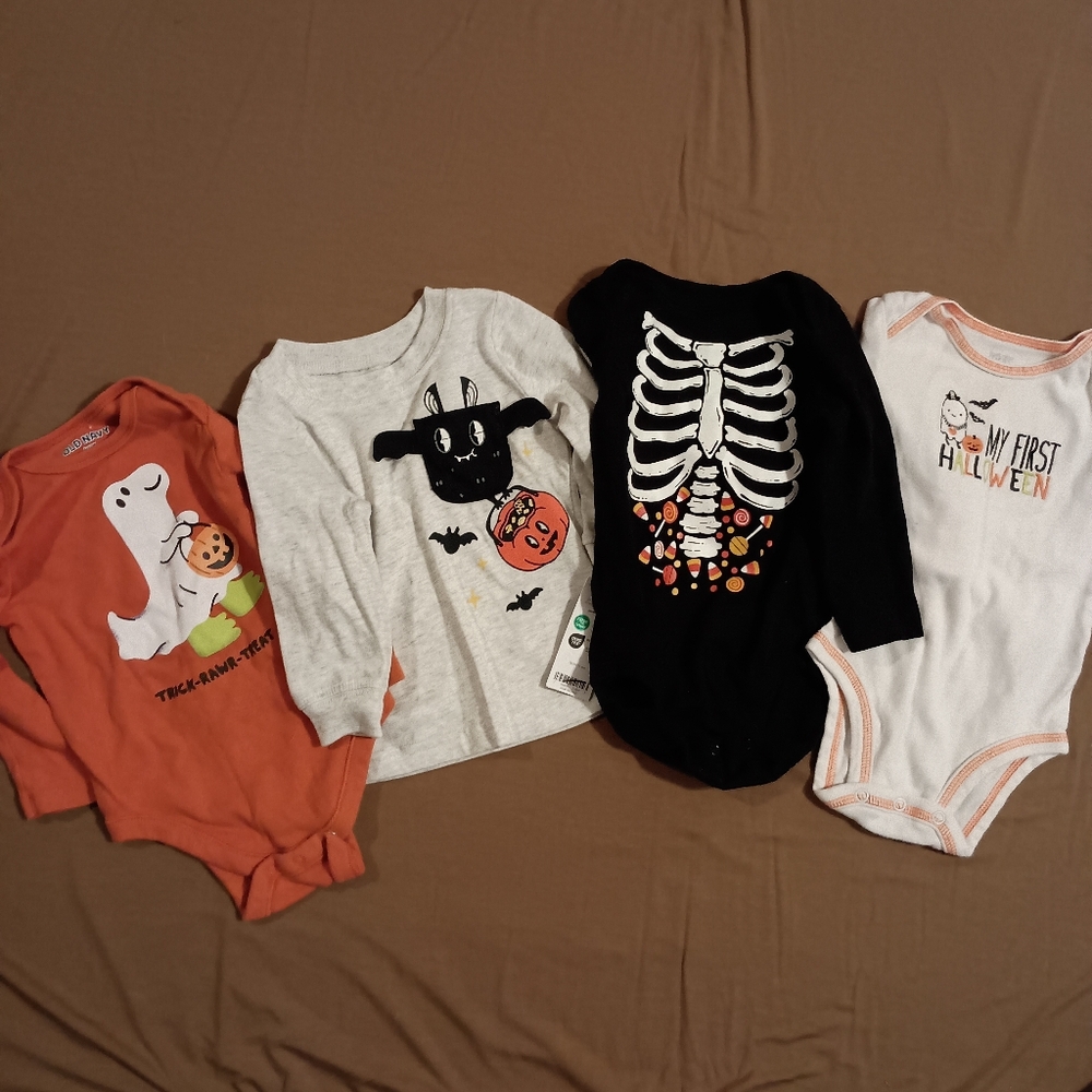 4pc Halloween Onesie Bundle‎
